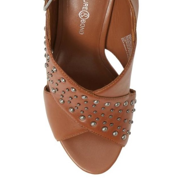 Nordstrom Paxon Heel Studded Sandals 8.5M - Picture 2 of 6